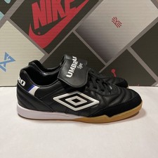 Umbro Speciali Pro 98 Indoor/Lifestyle/Futsal Preto Branco Couro K Masculino Tamanho 8.5 comprar usado  Enviando para Brazil
