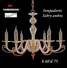 Lampadario cristallo luci usato  Andria