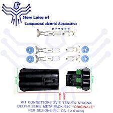 Conector 2 Polos Perno Inmuebles Impermeable Delphi M Pack 630 Coche Nautica 46A comprar usado  Enviando para Brazil