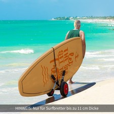 HOMCOM Wózek surfingowy Deska surfingowa Wózek transportowy Składana opona PU Aluminium do 45 kg na sprzedaż  Wysyłka do Poland