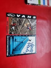 Cartão postal autografado assinado por STEVE CABALLERO skate + skatista profissional ilegível automático, usado comprar usado  Enviando para Brazil