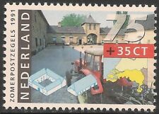 Holanda #B658 (SP253) MUITO BOM ESTADO, SEM MARCA DE CHARNEIRA - 1991 75c + 35c construção fechada fazenda e mapa comprar usado  Enviando para Brazil