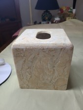 Porta-caixa/capa quadrada de tecido de mármore/travertino pedra natural  comprar usado  Enviando para Brazil