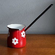 Vintage red enamel for sale  LEEDS