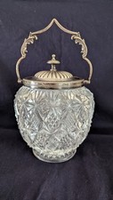 glass biscuit barrell for sale  DUNDEE