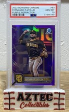 2022 Bowman Chrome #83- Fernando Tatis Jr- Refrator Roxo #'d /250- PSA 10 💎 comprar usado  Enviando para Brazil