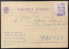 C457 GUERRA CIVIL ESPANHA "PRISÃO CELULAR JAEN CENSURADA". CARTÃO POSTAL RARO 1943. comprar usado  Enviando para Brazil