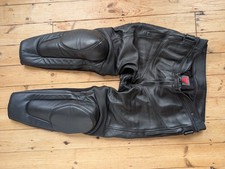 Dianese black leather for sale  BRIGHTON
