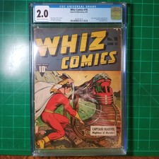 Whiz comics cgc for sale  Fairport