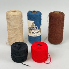 Usado, Lote de 5 carretéis vintage de urdidura de linho com regra de ouro para costura artesanal comprar usado Usado, Lote de 5 carretéis vintage de urdidura de linho com regra de ouro para costura artesanal comprar usado  Enviando para Brazil