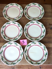 Rare série assiettes d'occasion  Gouville-sur-Mer