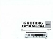 Grundig service schaltplan gebraucht kaufen  Salzgitter