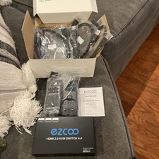 Usado, Switch Ezcoo HDMI 2.0 KVM 4x1 - compatível com HDMIPi também comprar usado  Enviando para Brazil
