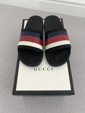 Gucci men sliders for sale  WETHERBY