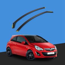 Defletores de vento Vauxhall Corsa D E 2006-2019 3 portas hatchback 2 peças coloridas comprar usado  Enviando para Brazil