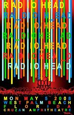 Radiohead concert poster for sale  Essex