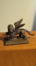 Scultura bronzo leone usato  Roma