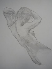 Pencil drawing female for sale  ABERYSTWYTH