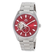 Relógio masculino Orient contemporâneo semi esqueleto automático mostrador vermelho RA-AR0010R10B comprar usado  Enviando para Brazil