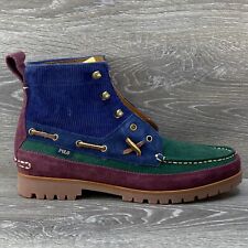Botas masculinas POLO Ralph Lauren Country Ranger bloco de cores médio camurça veludo 10 comprar usado  Enviando para Brazil