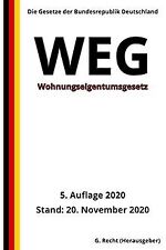 Wohnungseigentumsgesetz weg au gebraucht kaufen  Berlin