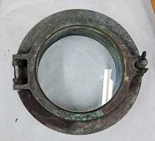 Varanda náutica vintage para 8" abertura 10 1/2" OD latão/bronze excelente vidro comprar usado  Enviando para Brazil