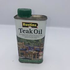 Rustins teak oil for sale  STOKE-ON-TRENT