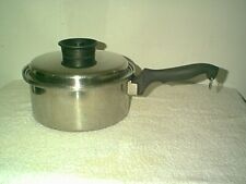 BOM VINTAGE CHEFS WARE TOWNCRAFT 8 1/2" POTE COM TAMPA MULTI NÚCLEO T304 AÇO INOXIDÁVEL comprar usado  Enviando para Brazil