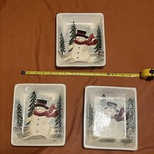 Three snowmen trays for sale  Baytown