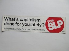 Adesivo vintage 1976 Partido Socialista Trabalhista SLP raro Levin Blomen comprar usado  Enviando para Brazil