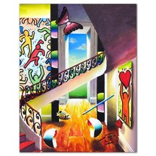 Ferjo, pintura a óleo original sobre tela, assinada à mão com carta de autenticidade comprar usado  Enviando para Brazil