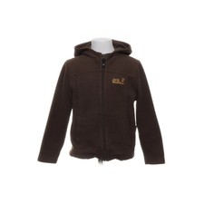 Jack Wolfskin, bluza z kapturem, rozmiar: 128, brązowy, poliester, nadruk, polar #50W na sprzedaż  PL