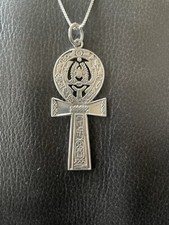 Sterling silver ankh for sale  LONDON