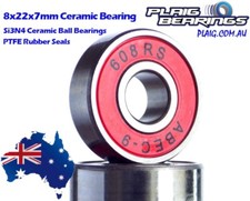 Rolamentos de cerâmica 8x22x7mm 608-2RSC - Vedações de borracha - Rolamento de alta velocidade comprar usado  Enviando para Brazil