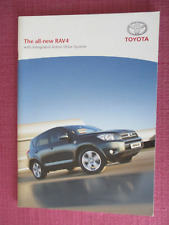 Toyota rav4 brochure for sale  SHERINGHAM