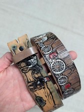 Vintage tooled buckle for sale  Williamsburg