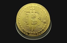Moneta collezione bitcoin usato  Spedire a Italy