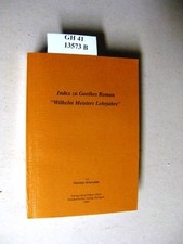 Index goethes roman gebraucht kaufen  Dinkelscherben
