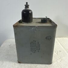 Capacitor antigo General Electric PYRANOL .1 MU-F 12000 V DC. k47J948, usado comprar usado  Enviando para Brazil