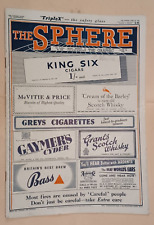 Sphere newspaper 26th for sale  SWANAGE