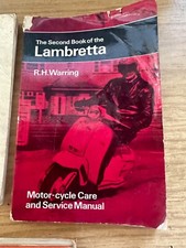 Second book lambretta for sale  TETBURY