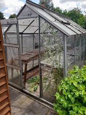Aluminium glass greenhouse. for sale  DROITWICH