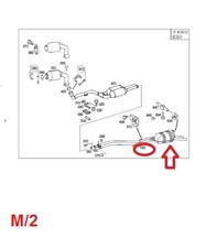A2104905221 marmitta terminale usato  Gioia Tauro