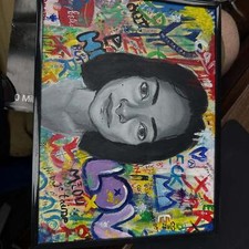 Abstract portrait graffiti for sale  Mesquite