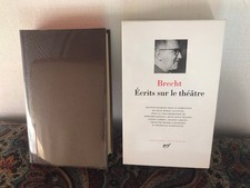 Pléiade brecht écrits d'occasion  La Rochelle