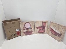 Lovehouse bathroom canvas for sale  Galva