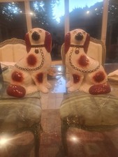 Antique pair staffordshire for sale  LEATHERHEAD