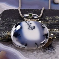 Dendritenopal anhänger 925er gebraucht kaufen  Berlin