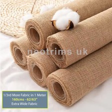 Natural hessian fabric for sale  LEICESTER