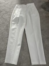 zara white trousers for sale  BIRMINGHAM